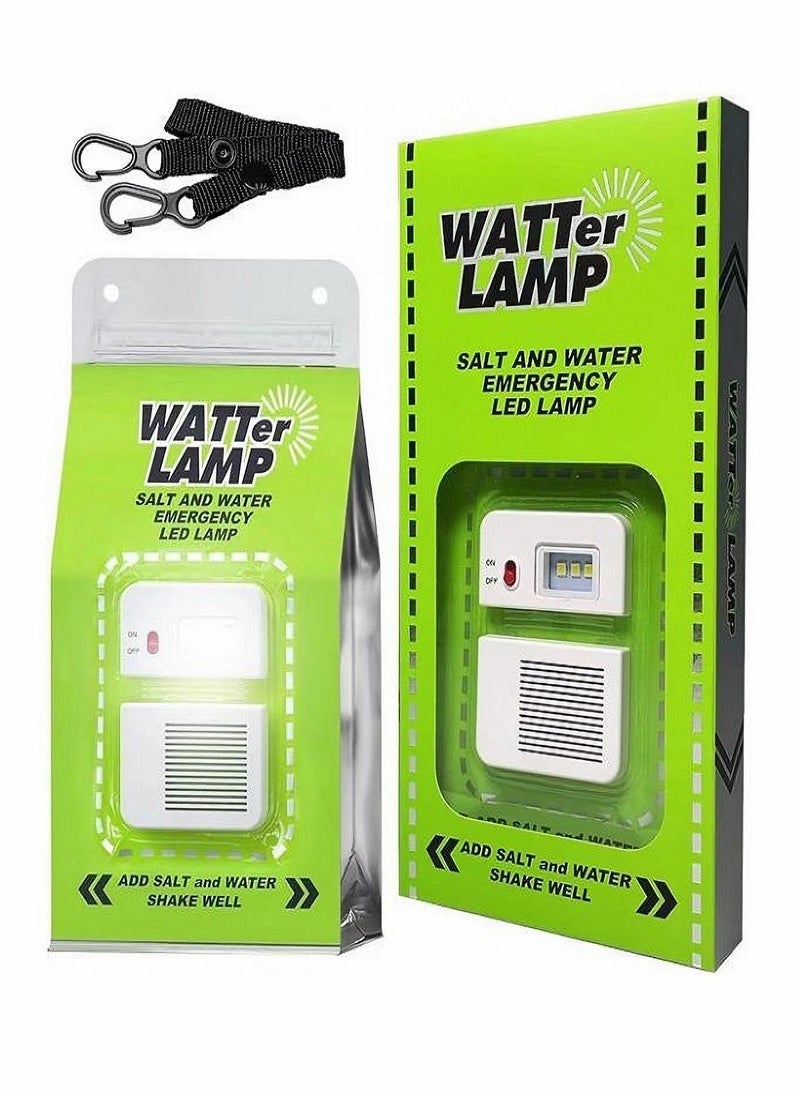DLP Salt Water Powered Emergency LED Camping Lantern - Waterproof Survival Gear for Power Outages, Hiking, Fishing, and Hurricane - Ideal for Camping Adventures (Lanyard Included)  - Image 1