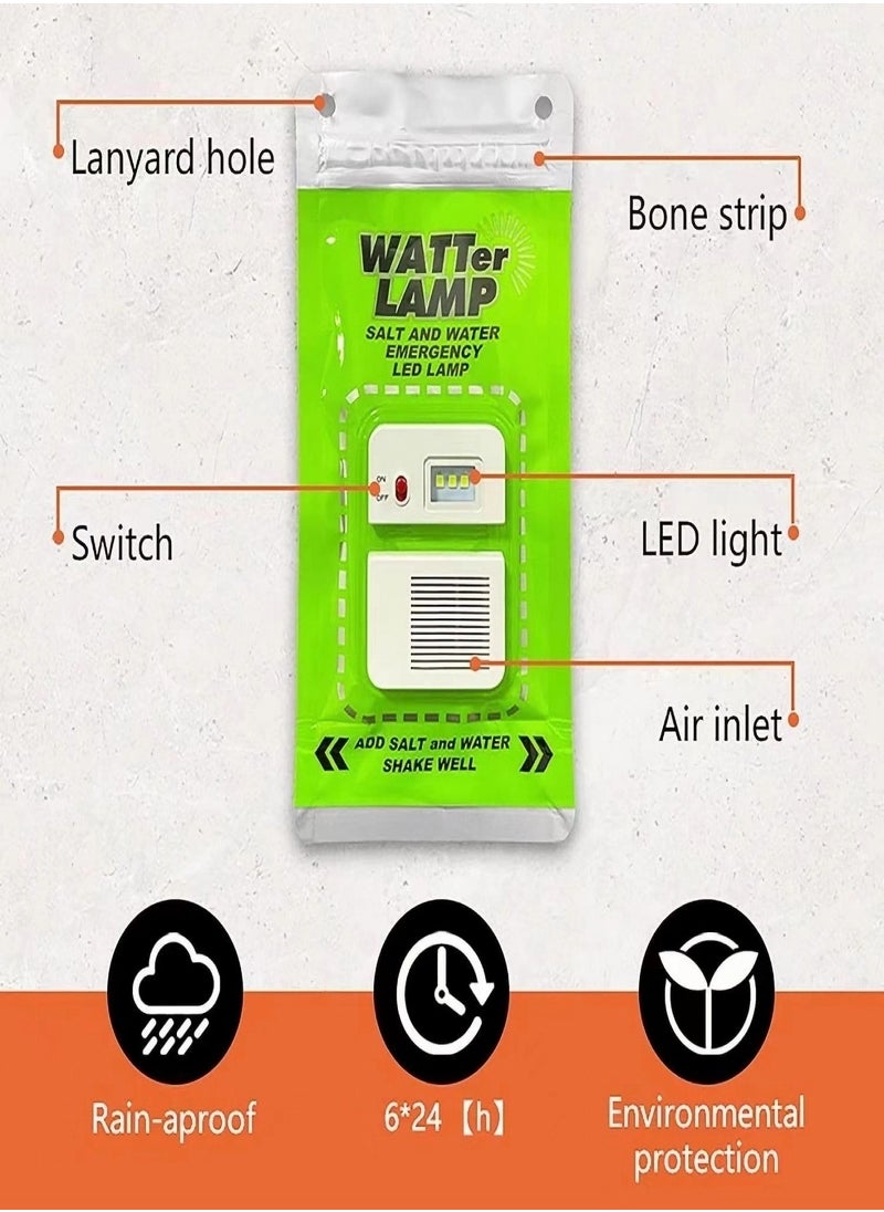 DLP Salt Water Powered Emergency LED Camping Lantern - Waterproof Survival Gear for Power Outages, Hiking, Fishing, and Hurricane - Ideal for Camping Adventures (Lanyard Included)  - Image 3