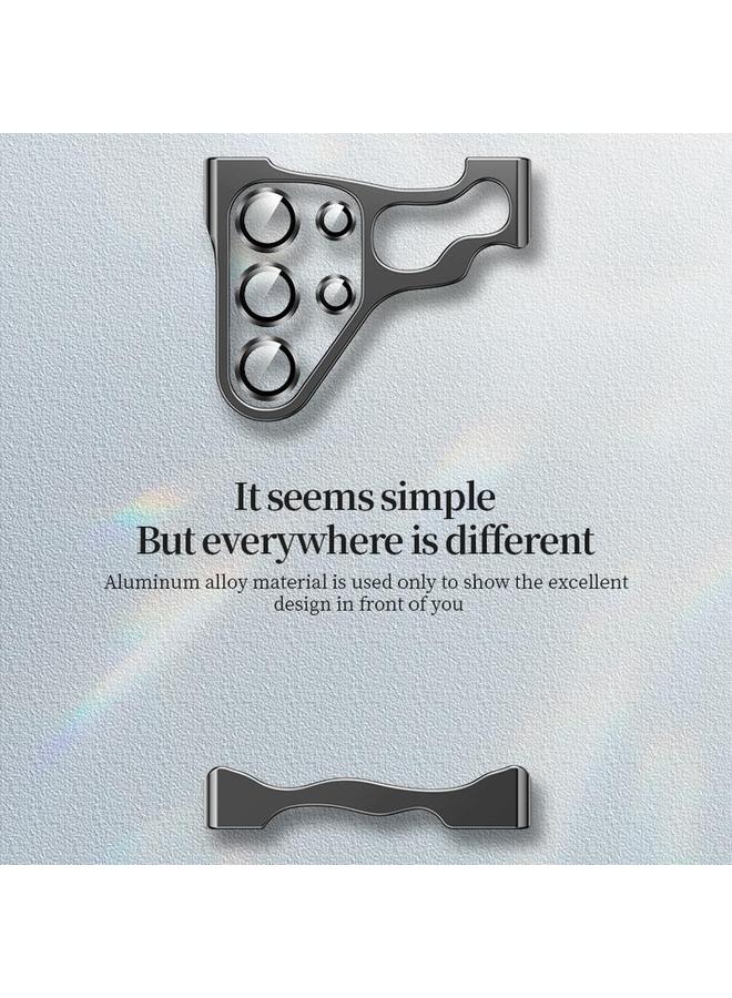 S-TOP Case For Samsung Galaxy S25 Ultra 5G Frameless Metal Corner Pad Phone Case with Lens Film - Image 4