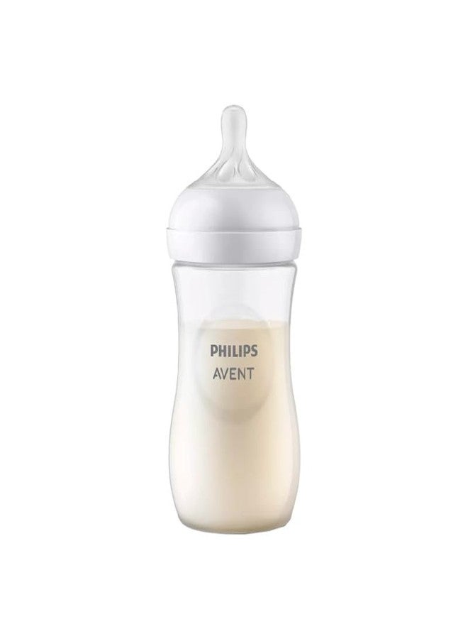 Avent Philips Avent Natural Plastic Baby Feeding Bottle | No.1 Brand Recommended by Moms Worldwide | 1 Months+ Baby | Mimics Breastfeeding | Uniquely Designed Nipple | Pack of 1| SCY903/01 - Image 3