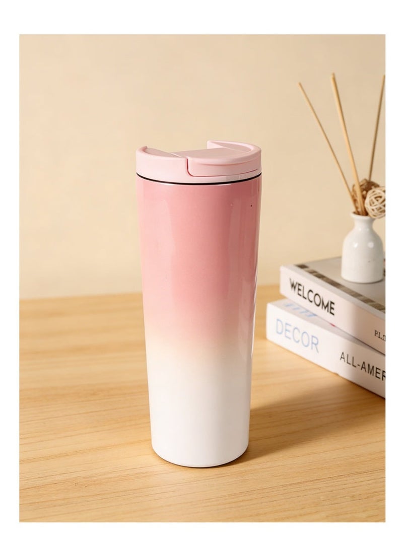 ستاربكس 304 الفولاذ المقاوم للصدأ قدرة كبيرة كأس المياه كأس العزل - Image 1