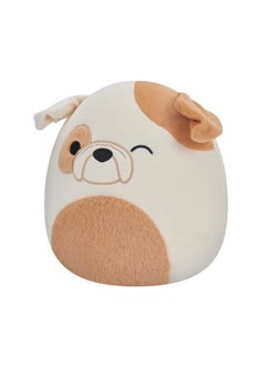 Squishmallows 7.5 inch Brock Winking Bulldog W/Fuzzy Belly , Officially Licensed Kellytoy Plush Toy, Colorful Soft Toy, Gift for Kids, Girls & Boys Washable Squishy Stuff Toy Multicolor All Age  - Image 2
