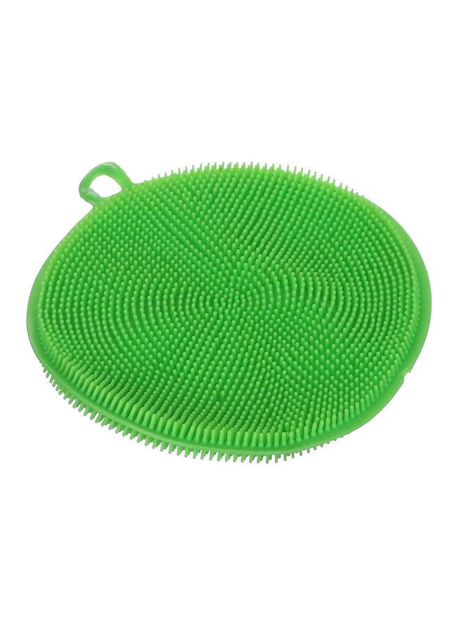 Circular Silicone Vegetables Brush - Green 