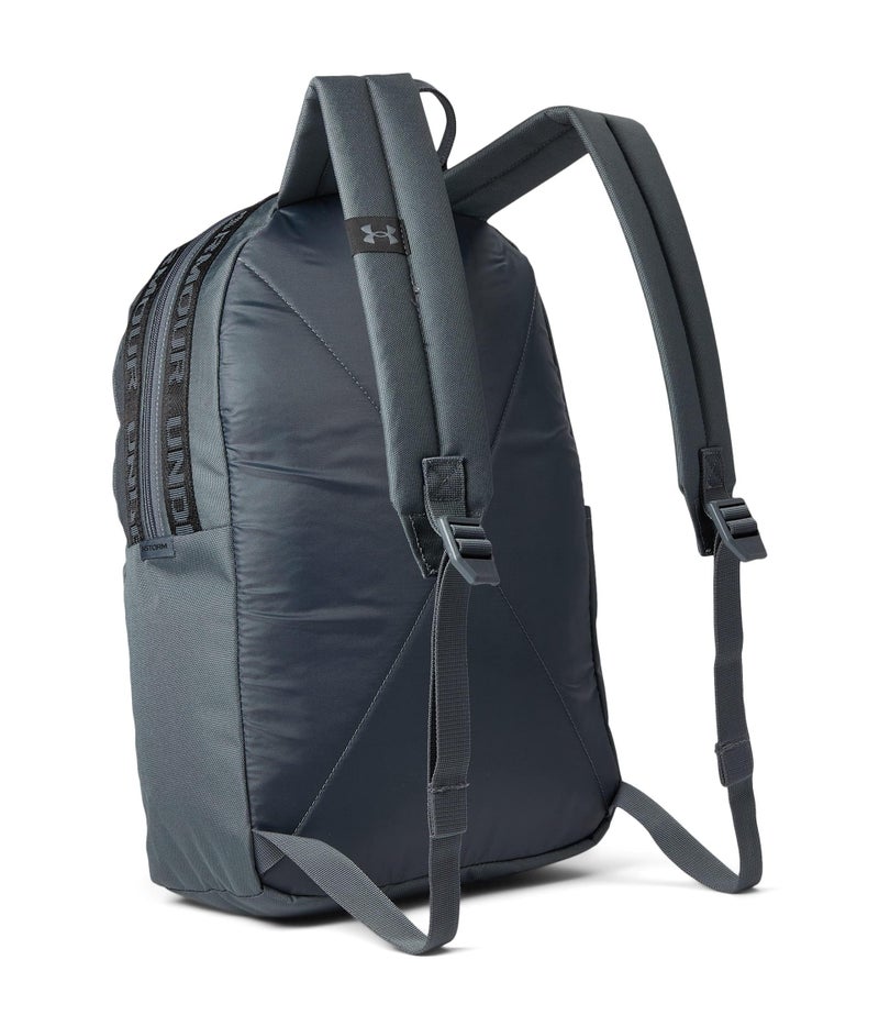 Under Armour Unisex Loudon Backpack, Pitch Gray (012)/Black, One Size Fits All - Image 2