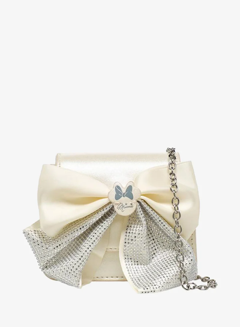 Disney Minnie Mouse School Crossbody Bag With Chain Strap - 7x11x13.5 CM
