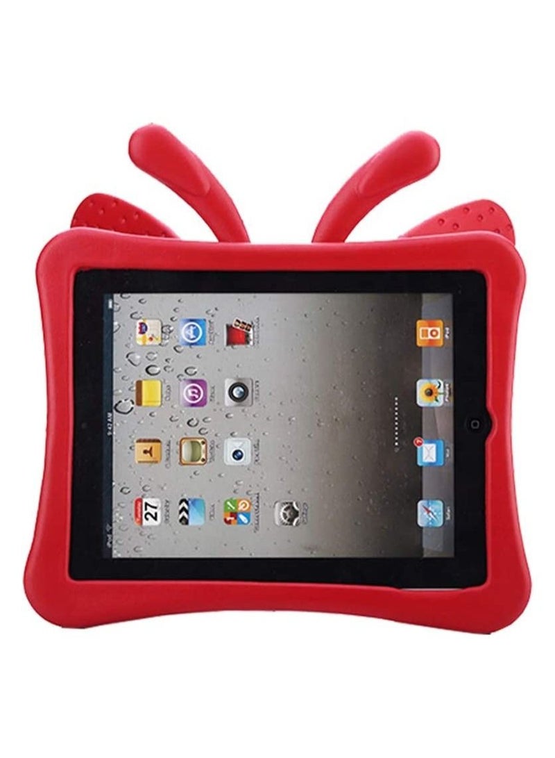 iPad 9th 8th 7th Generation Case Kids Girls, Cute Butterfly Shockproof EVA Foam Super Protection Stand Cover for iPad 2021 2020 2019 10.2" and iPad Air 3 Pro 10.5" - Image 2