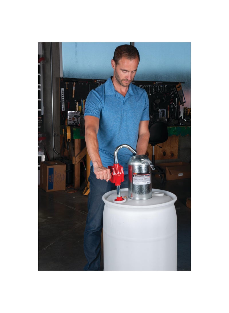 Performance Tool Performance Tool W54270 Rotary Barrel Pump, Pumps Light to Medium Viscosity Oils, 3 Piece Suction Pipe, 30-55 Gallon Barrels, Bung Adapter  - Image 5