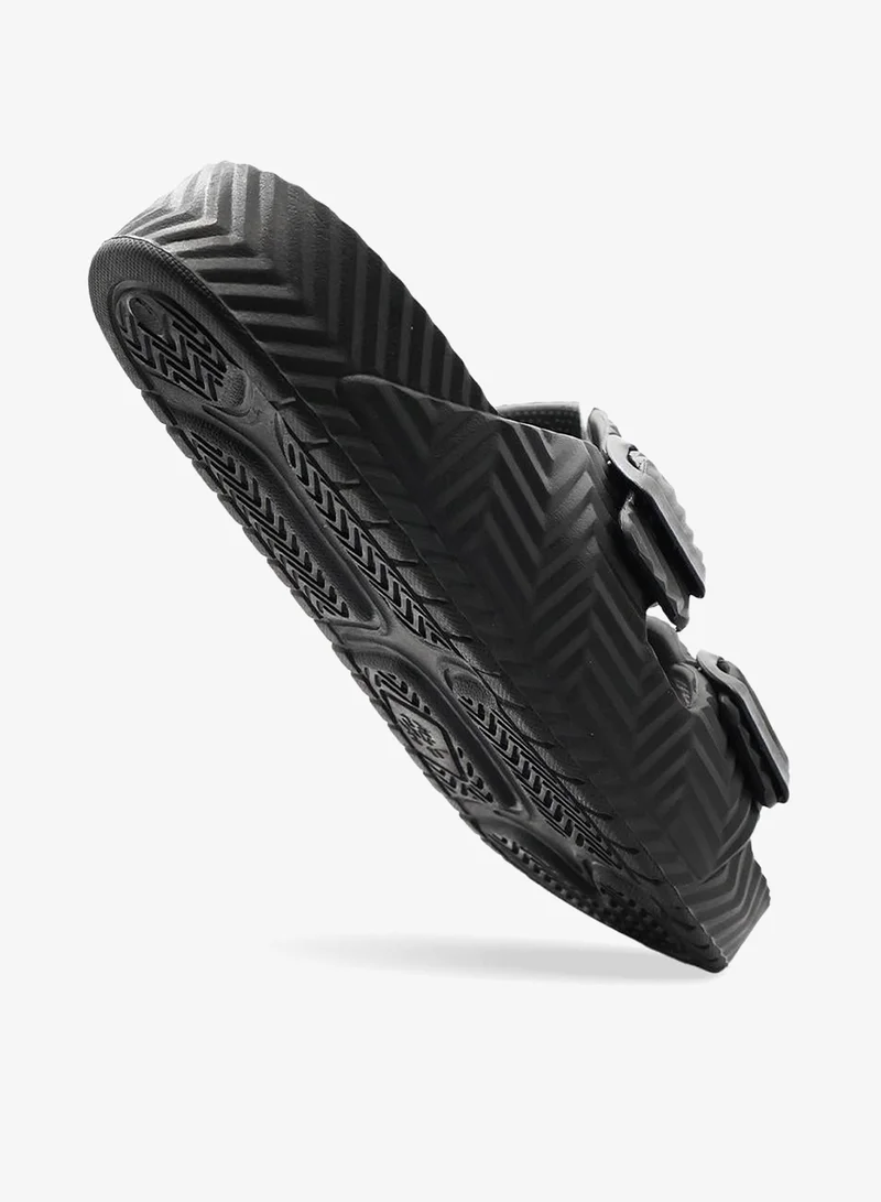 Duozoulu Black Ripple Lightweight Comfort Sandal  | Best Price UAE