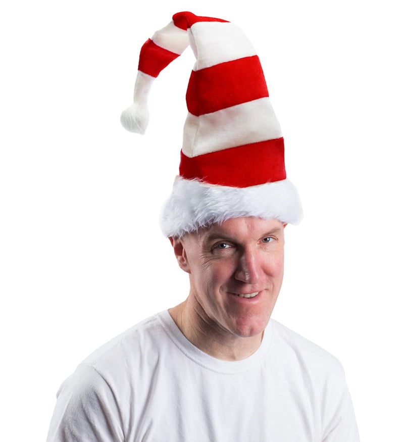 Tigerdoe Extra Long Santa Hat - 2 Pack Christmas Hats for Adults - Plush - Image 4