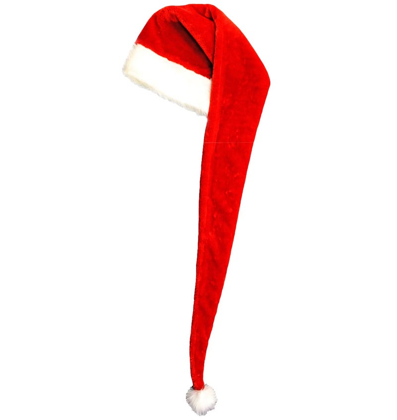 Tigerdoe Extra Long Santa Hat - 2 Pack Christmas Hats for Adults - Plush - Image 5