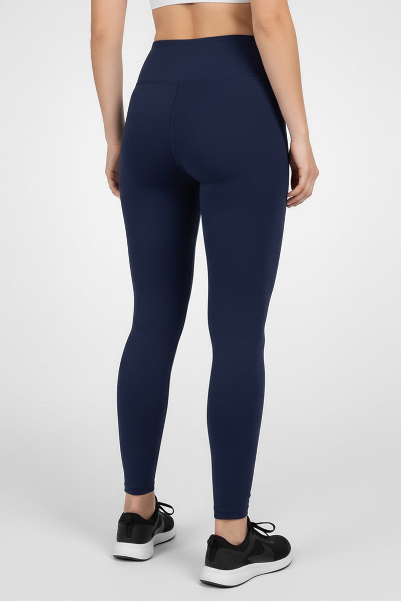 Nike Women Dri-Fit Training Leggings, Navy Blue - Image 4