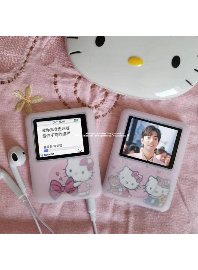 Mp3 Screen Cute OTG Running Music Player Mini Transport E-book Walkman MP4 Students-Body Color:Silver 【with External Release】 Card Can Be Inserted♜♜-Memory Capacity:128g 【downloaded A Lot Of Popular - Image 3