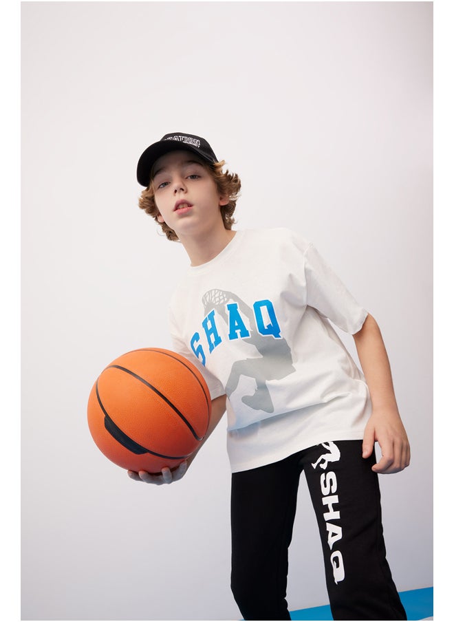 DeFacto - Boy Oversize Fit Crew Neck Knitted Short Sleeve T-Shirt - Image 1