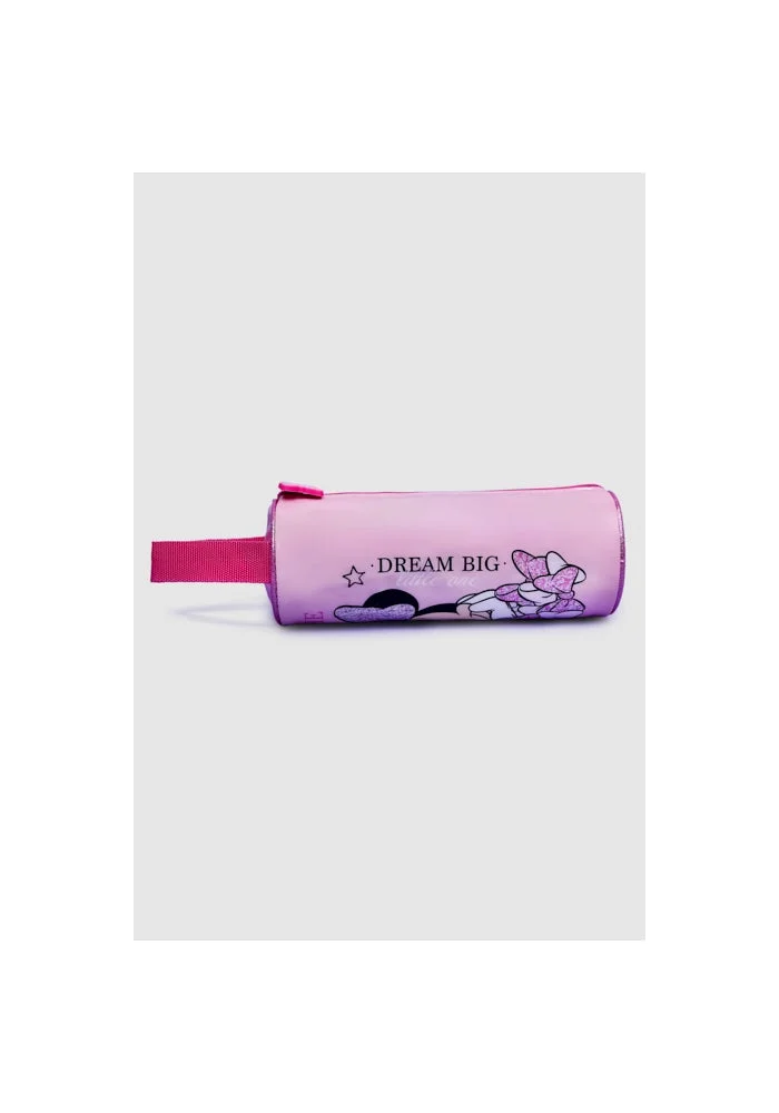 R&b Minnie Mouse Print Pencil Pouch