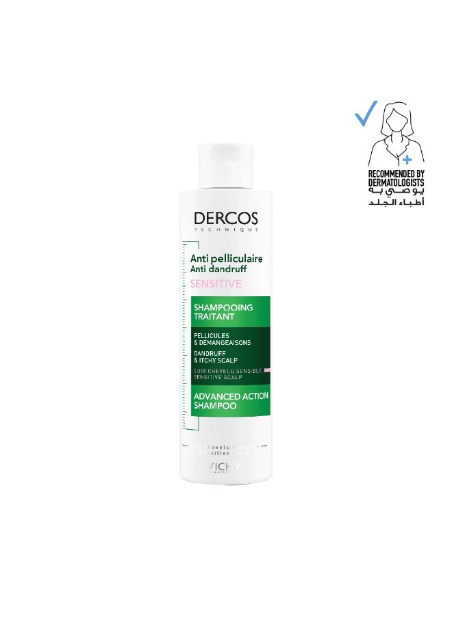 VICHY Dercos Anti Pelliculaire Anti Dandruff Sensitive 200ml - Image 1