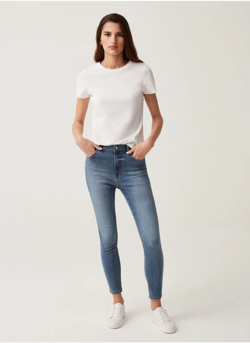 او في اس High-rise, skinny fit jeans