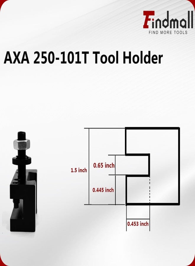 findmall AXA #1 Type 250-101 T حامل تحويل وتجويف كبير الحجم CNC سريع التغيير - Image 2