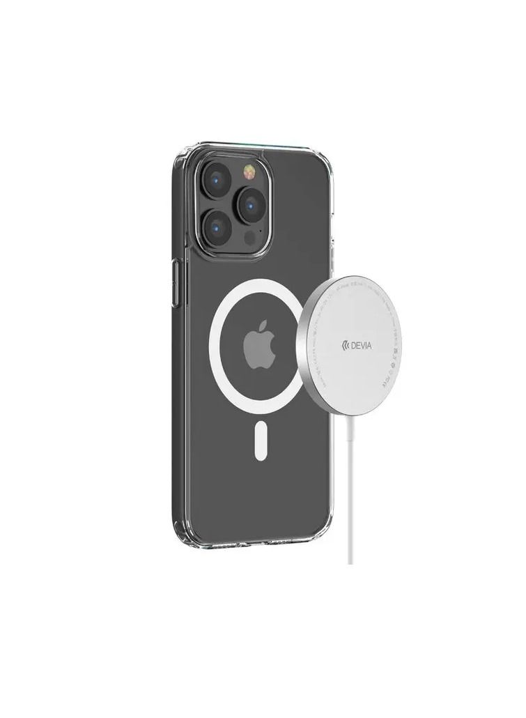 ديفيا بيور كلير غطاء مغناطيسي مقاوم للصدمات لهاتف آيفون 14 بلس (6.7 بوصة) - شفاف - Image 2