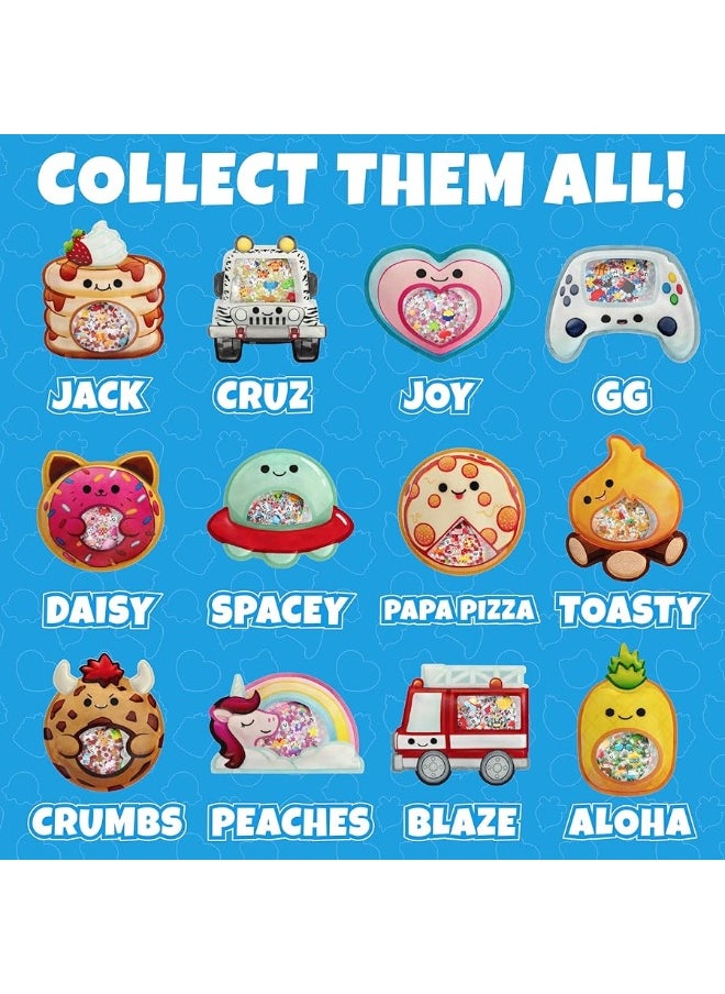BIZYBOO  The Original Seek  Find Plush  Hidden Object Search Problem Solving Educational Matching Game for Kids 2 and Up  2 Pack Cruz  Papa Pizza