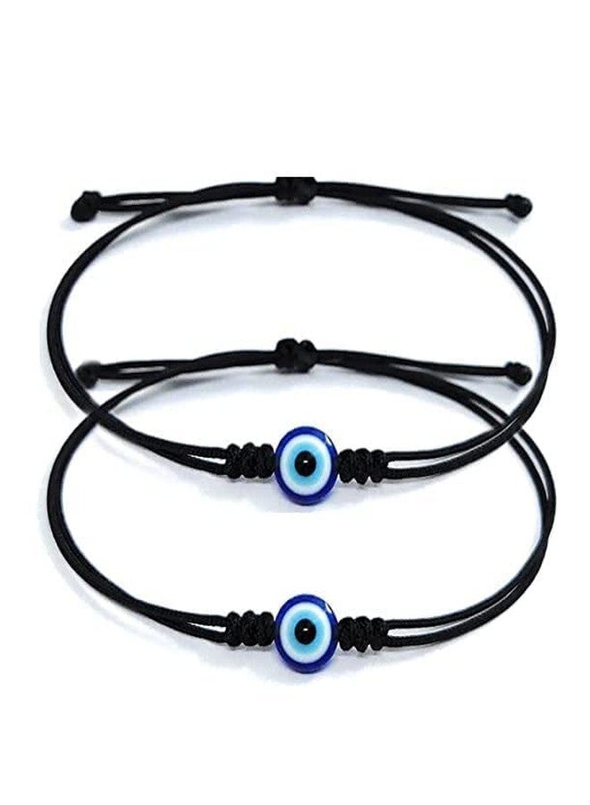 ARTIFICIAL TREE Black Thread Handmade Evil Eye Nazariya Bracelet For Unisex Adult Keeps You Safe And Secure From Evil & Negative Pack Of Combo 4 Piece (AT GIRLS BRCT 035) - Image 2