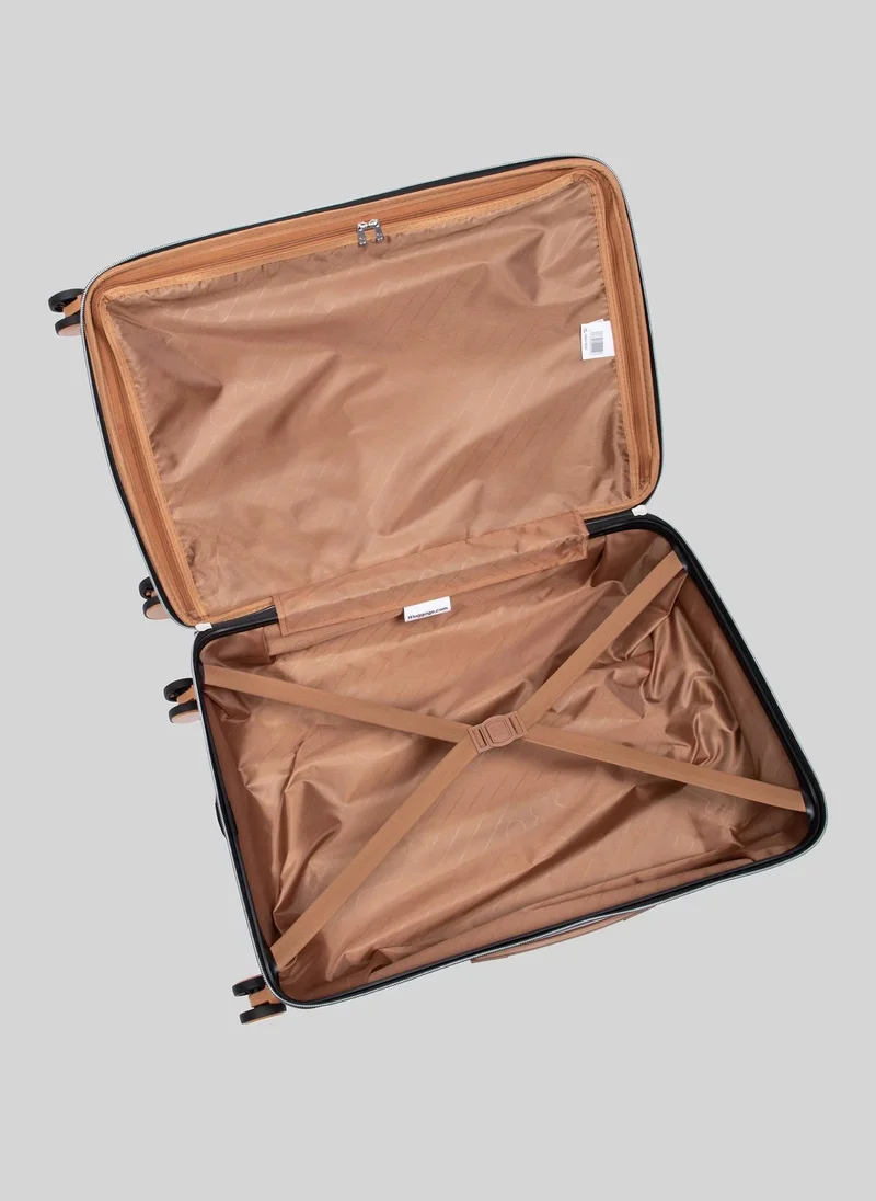 Matalan IT Luggage Black Fascinate Hardshell Suitcase