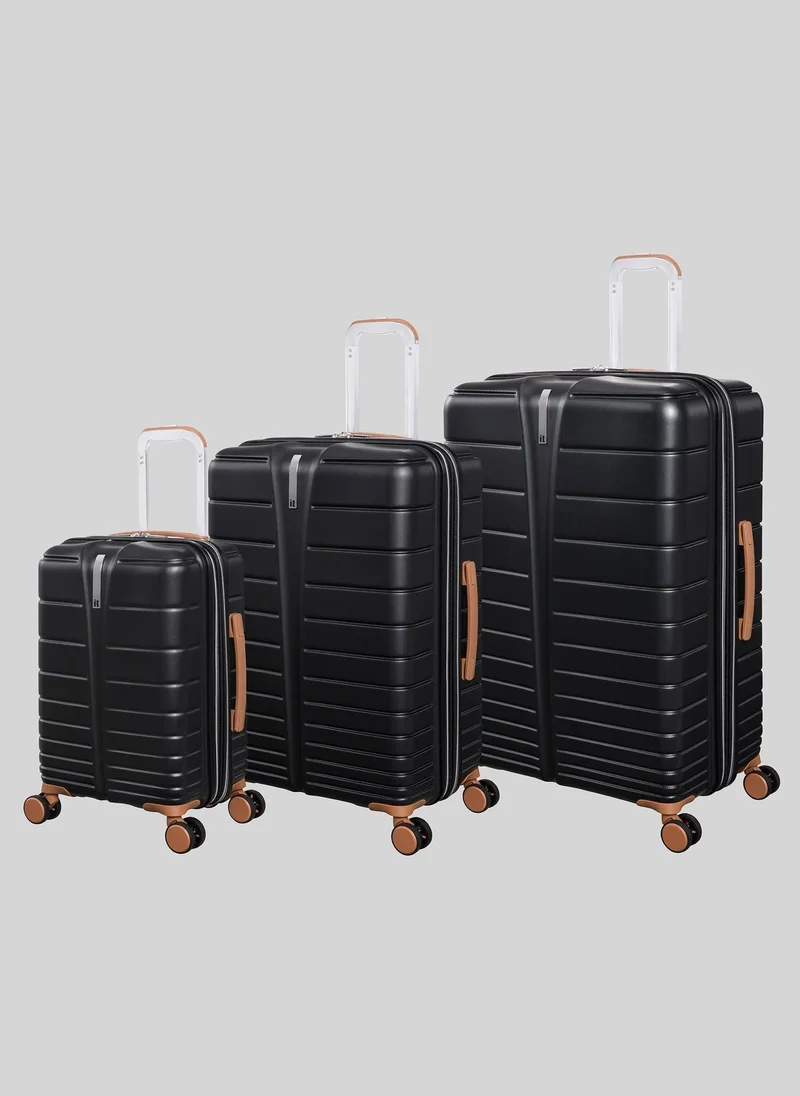 Matalan IT Luggage Black Fascinate Hardshell Suitcase