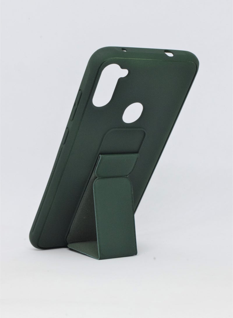 BORTONY Galaxy A11 Case, Fully Covered With Finger Grip Stand Holder Anti Slip Shockproof Protective Case Cover For Samsung Galaxy A11 - Image 2