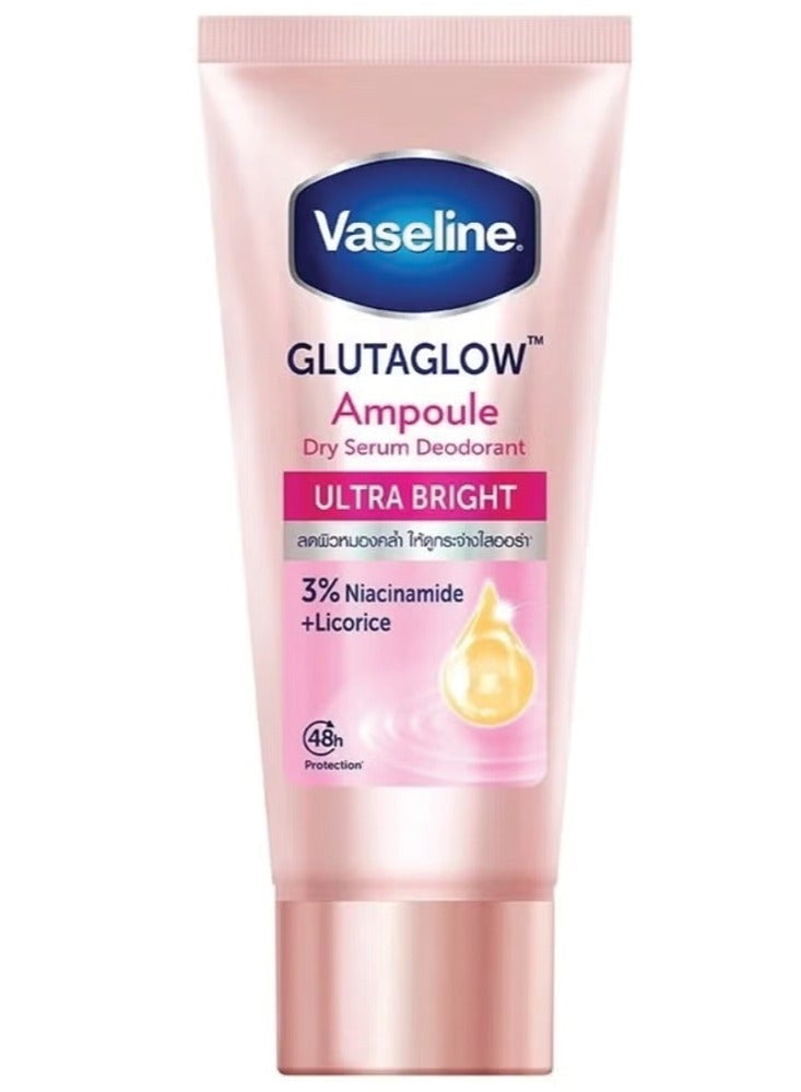 Vaseline Glutaglow Ultra Bright Ampoule Dry Serum Deodorant - 45ml & Glutaglow Bright & Dry Ampoule Dry Serum Deodorant - 45ml Bundle - Image 2
