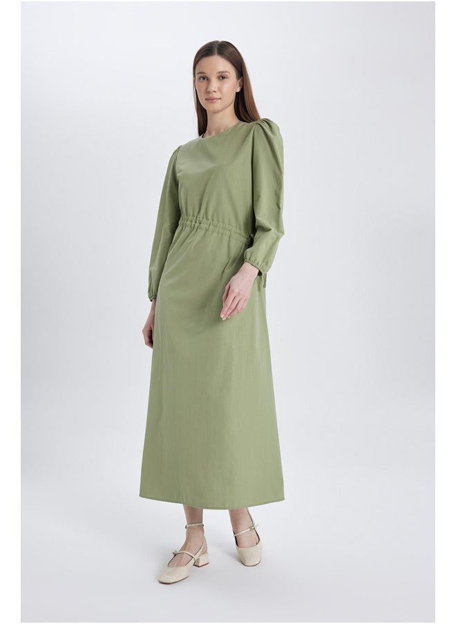 Woman Regular Fit C Neck Long Sleeve Woven Dress - pzsku/ZA98A5C6B508BFDF63060Z/45/_/1713342661/569925cd-1e4f-4e20-8f80-67e2e1fcf74c