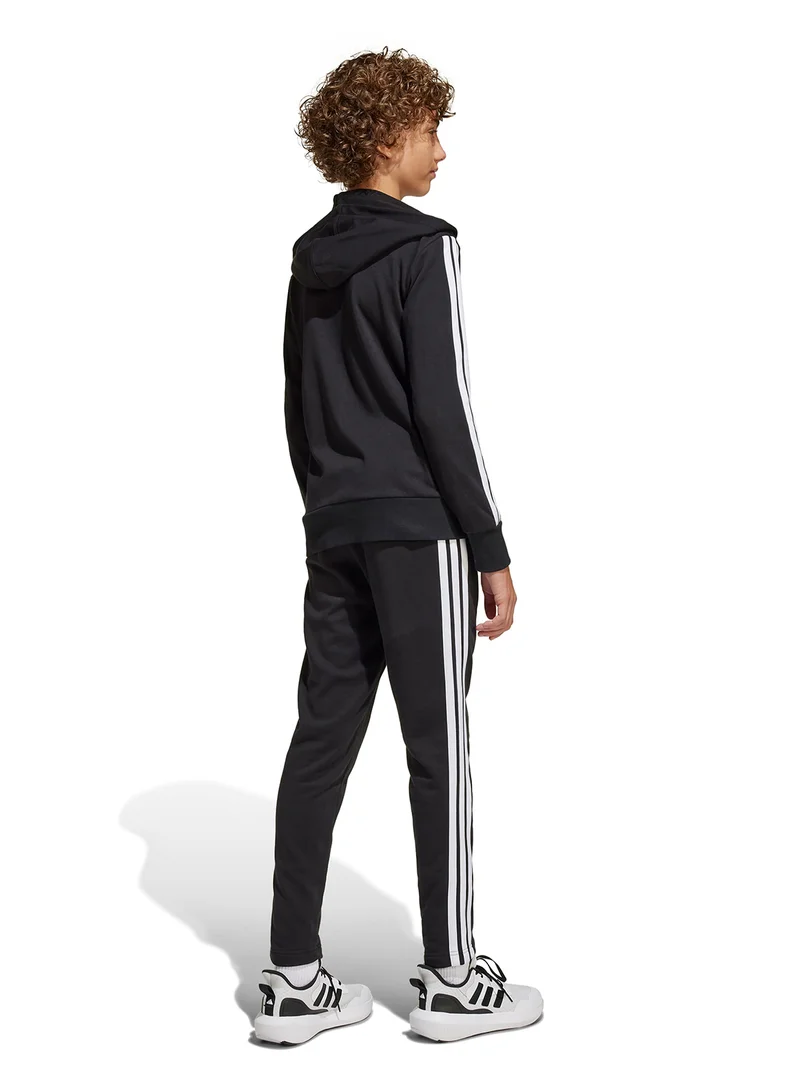adidas Youth Seasonal Esential Teberio 3 Stripe French Terry Tracksuit