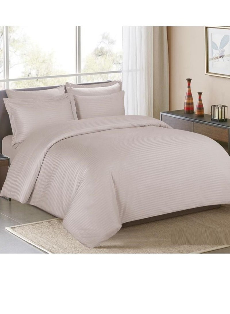 Hourse 6-Piece Striped  Hotel Comforter Set,Hotel-009A - Image 2