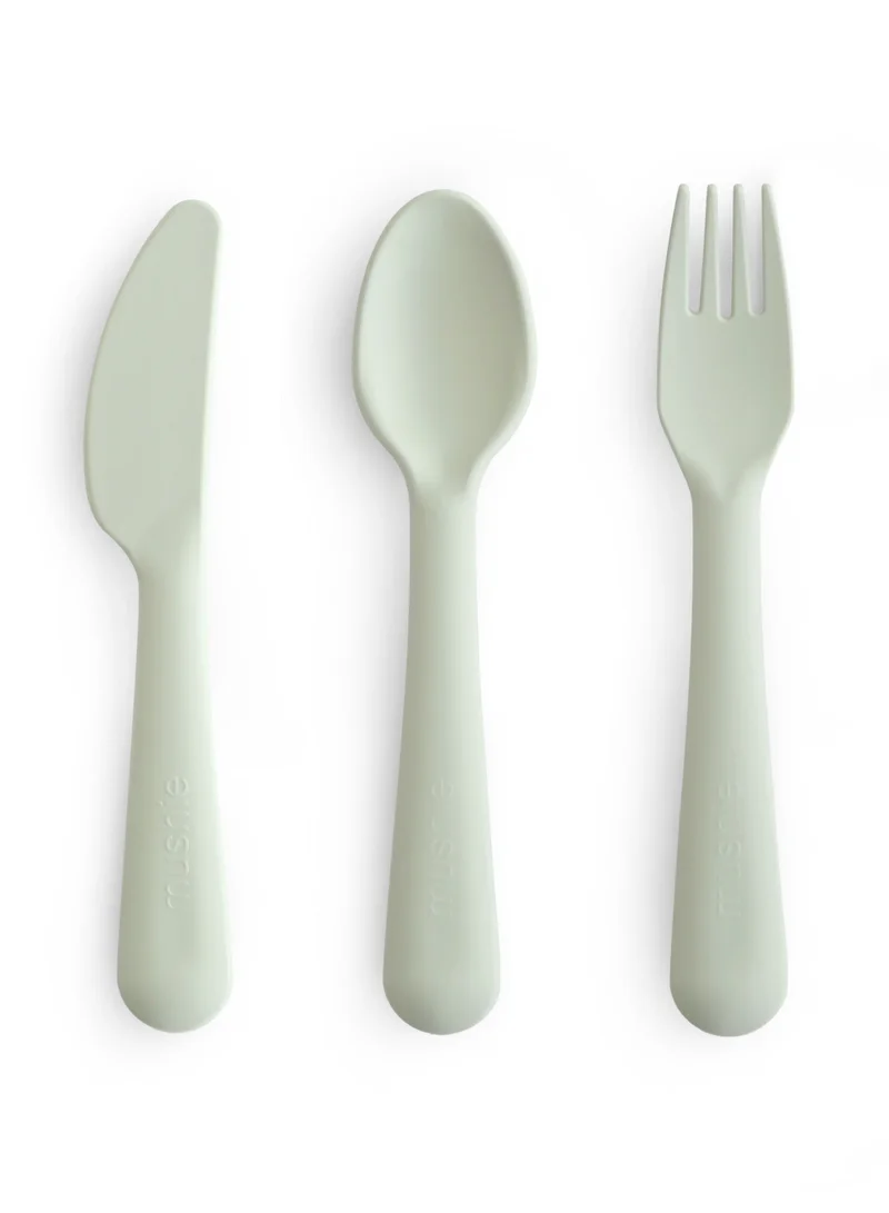 mushie Dinnerware Cutlery Set - Sage