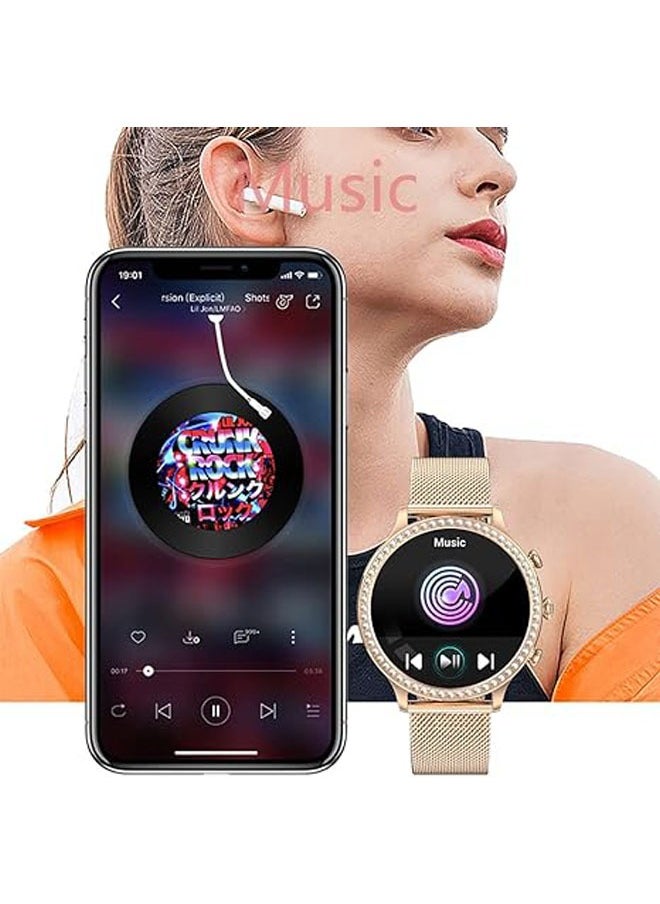 Generic Women's smartwatch IP67 waterproof activity tracker for Android and iOS phones, with full touch color screen heart rate monitor and sleep monitor  - Image 5