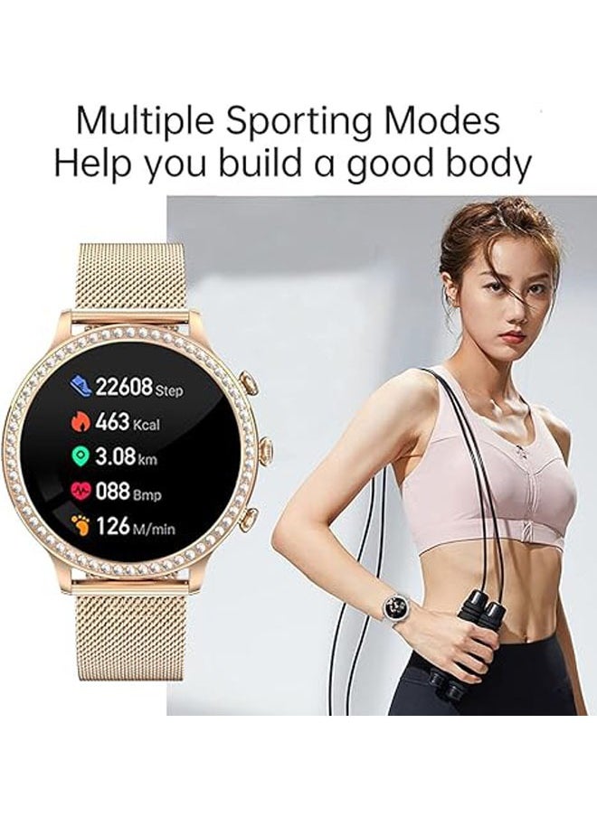 Generic Women's smartwatch IP67 waterproof activity tracker for Android and iOS phones, with full touch color screen heart rate monitor and sleep monitor  - Image 3