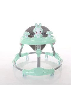 Baby Walker With Toys And Music - Baby Walker - Teaching The Child To Walk - Adjustable In Height And Easily Foldable - For Teaching Children To Walk And Strengthening Leg Muscles - Anti-Roll And A Fun Babysitter, Ideal For The Child And A Designated Place For Eating