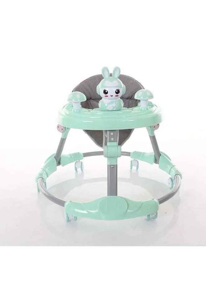 Baby Walker - Baby Walker With Toys And Music - Baby Walker - Teaching The Child To Walk - Adjustable In Height And Easily Foldable - For Teaching Children To Walk And Strengthening Leg Muscles - Anti-Roll And A Fun Babysitter, Ideal For The Child And A Designated Place For Eating - Image 1