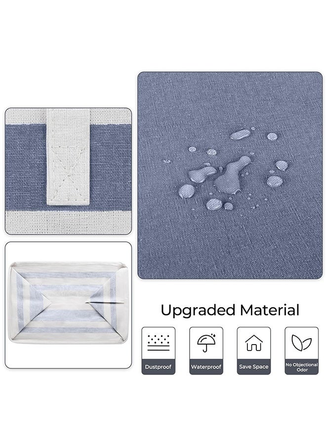 TaqwaMart 2-Pack Large Laundry Basket, Waterproof, Freestanding Laundry Hamper, Collapsible Tall Clothes Hamper with Extended Handles for Clothes Toys in the Dorm and Family (75L) - Image 4