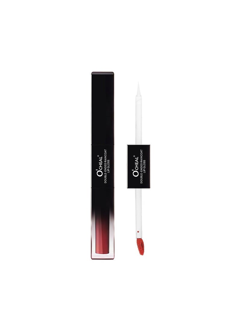 Me Now Dual Ended Longwearing Matte Liquid Lipgloss 06 Pinkish Brown  - Image 1