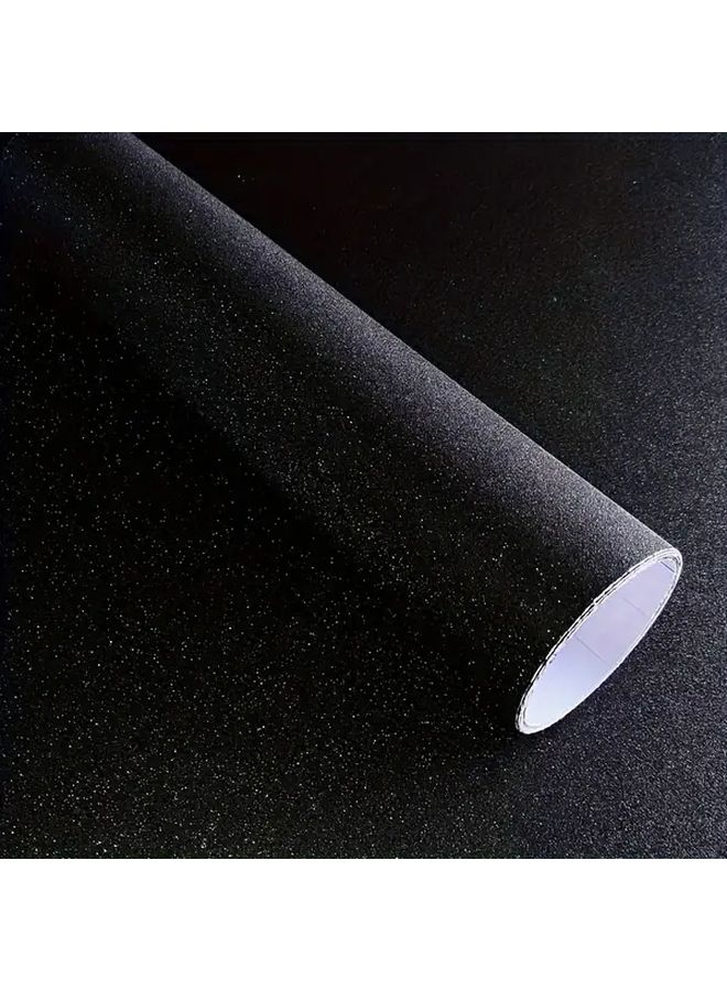 فيلم تغليف سيارة أسود فائق اللمعان 11 81×39 37 بوصة متغير اللون مات صقيل مقاوم للماء ملصق - Image 1