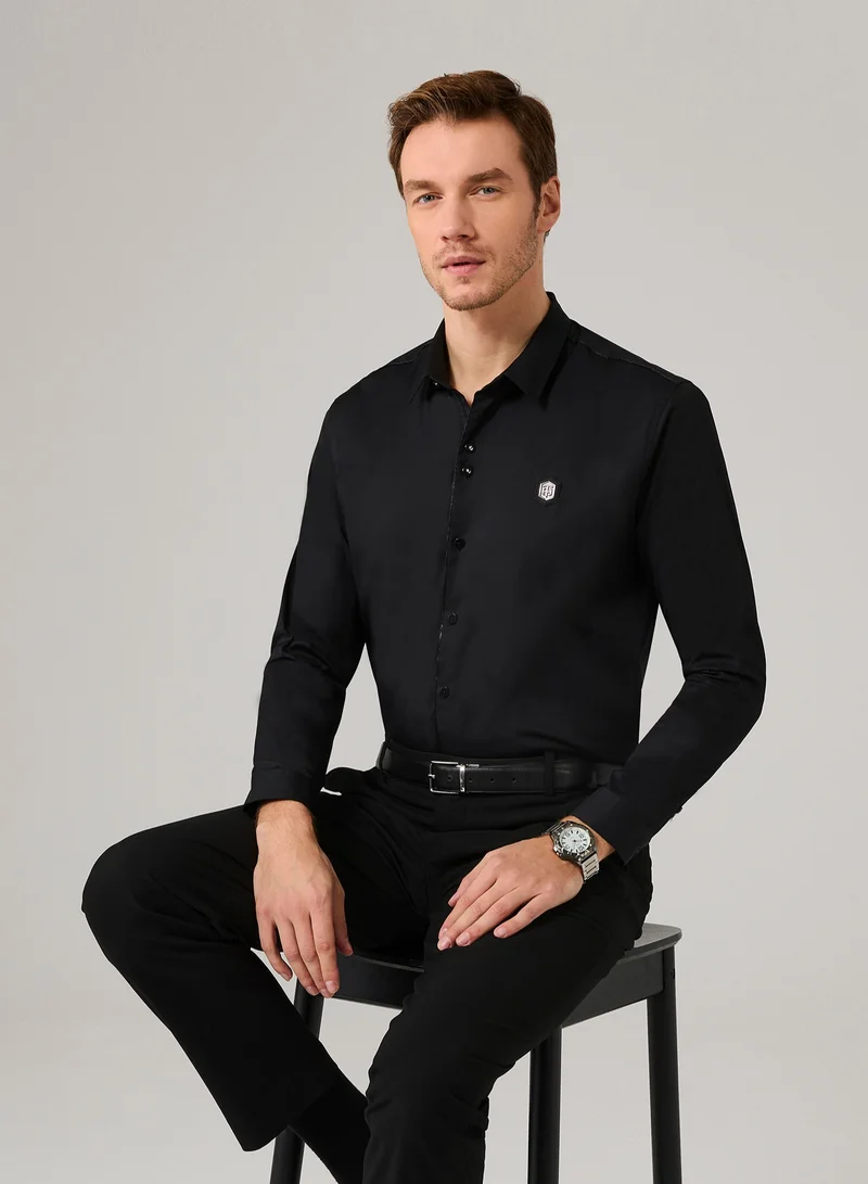 Theodore The Quintessential Black Shirt