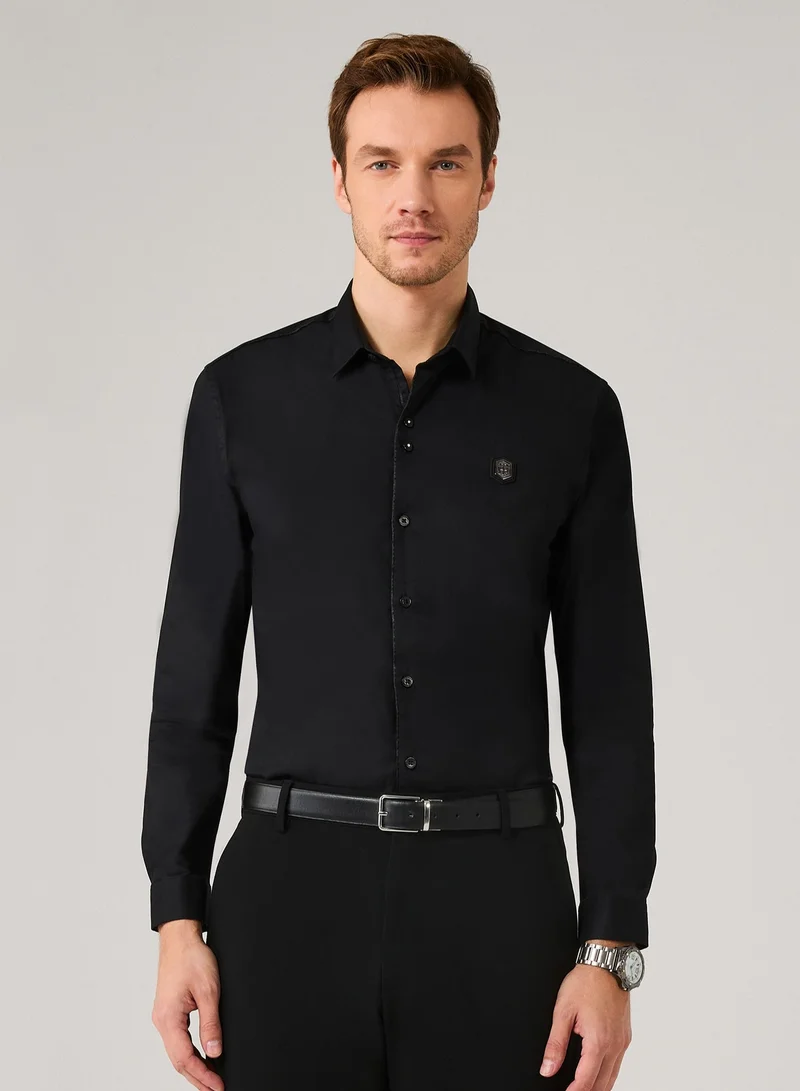 Theodore  The Quintessential Black Shirt for Men | Best Price UAE