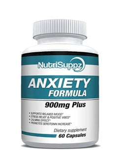 NutriSuppz Nutrisuppz Anti Anxiety 900mg 60 CAPS 