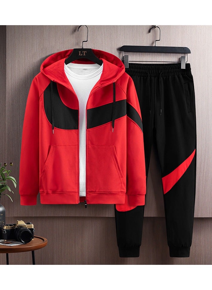 KUYING Autumn And Winter Hoodie Set, Student Sports And Leisure Two-piece Set  - Image 1