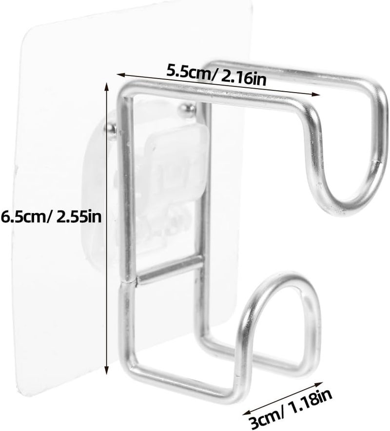 PRETYZOOM Potty Training Seat Holder Hook No Drill Carbon Steel Potty Toilet Seat Hanger for Bathroom Storage Organizer Boy Girl Toilet Chair - Image 2