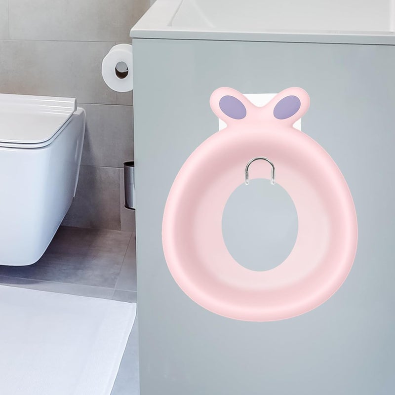 PRETYZOOM Potty Training Seat Holder Hook No Drill Carbon Steel Potty Toilet Seat Hanger for Bathroom Storage Organizer Boy Girl Toilet Chair - Image 5