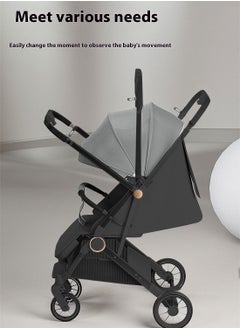 Baby Stroller, Can Sit And Lie,Three Point Safety Belt Lightweight Stroller For Travel, With Handle And Pocket - pzsku/ZA98B687E0EB912205ADAZ/45/_/1735884175/2c255369-9b0d-4249-9986-13ae742734cb