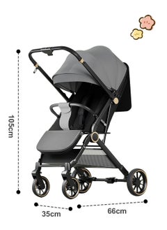 Baby Stroller, Can Sit And Lie,Three Point Safety Belt Lightweight Stroller For Travel, With Handle And Pocket - pzsku/ZA98B687E0EB912205ADAZ/45/_/1735889442/965d892c-fc0b-4114-a448-994d98455b36