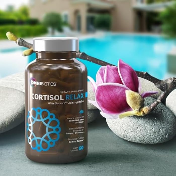 OmniBiotics أومني بيوتيكس مكمل الكورتيزول للنساء والرجال - منظم عالي للكورتيزول مع أشواغاندا، إل-ثيانين، مستخلص الماغنوليا، فوسفاتيديل سيرين لدعم الاسترخاء، الهدوء، وإزالة السموم - 60 كبسولة نباتية - Image 4