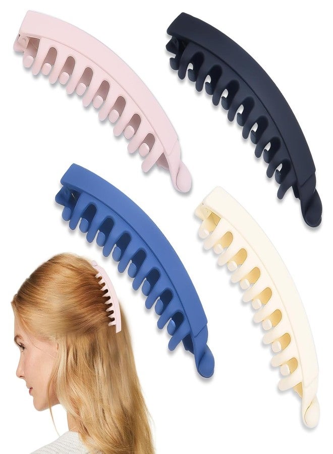 VORSET 3 PCS Banana Clips for Hair, Hair Clips for Women, Stylish Comb Holder for Thin Curly Straight Long Hairstyles, 13cm Hair Pins for Daily Hairstyling and Special Occasions - Image 2