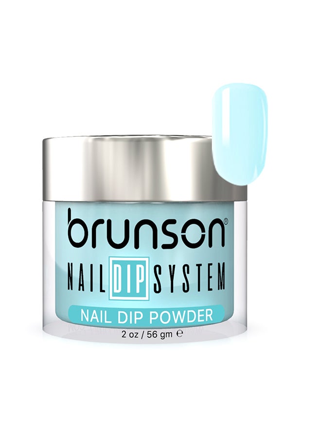 brunson Nail Dip Powder Dip And Buff System Color 56gm, French Nail Art Starter Manicure Salon DIY At Home Odor Free And Long Lasting No Needed Nail Lamp Curing BDK078